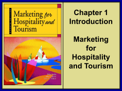 Chapter 1 Introduction Marketing for