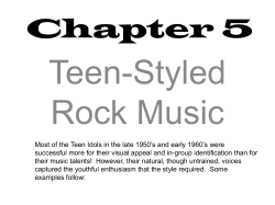 Teen-Styled Rock Music Chapter 5