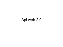 Api web 2.0