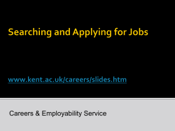 Careers &amp; Employability Service