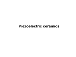 Piezoelectric ceramics