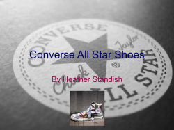 Converse All Star Shoes By Heather Standish