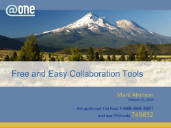 Free and Easy Collaboration Tools 749832 Marti Atkinson -