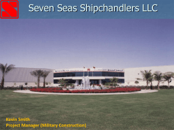 Seven Seas Shipchandlers LLC Kevin Smith Project Manager (Military Construction)