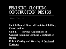 FEMININE CLOTHING CONSTRUCTION DESIGN (