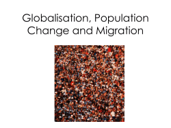 Globalisation, Population Change and Migration