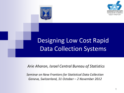 Designing Low Cost Rapid Data Collection Systems
