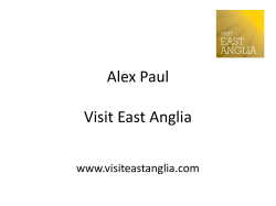 Alex Paul Visit East Anglia www.visiteastanglia.com