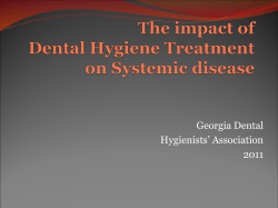 Georgia Dental Hygienists’ Association 2011