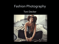 Fashion Photography Toni Decker