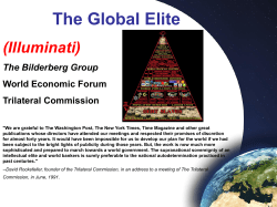 The Global Elite (Illuminati) The Bilderberg Group World Economic Forum