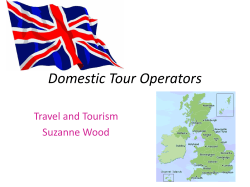 Domestic Tour Operators Travel and Tourism Suzanne Wood