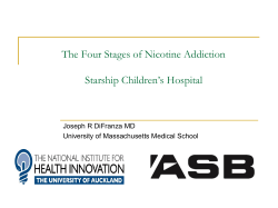The Four Stages of Nicotine Addiction Starship Children’s Hospital
