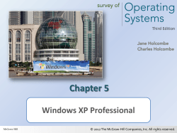 Chapter 5 Windows XP Professional Third Edition