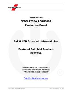 FEBFL7733A_L50U008A Evaluation Board  8.4 W LED Driver at Universal Line