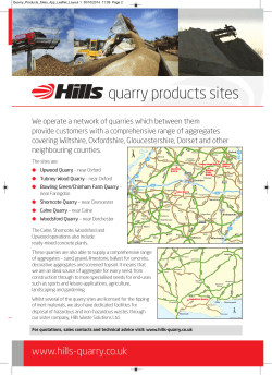 quarry products sites