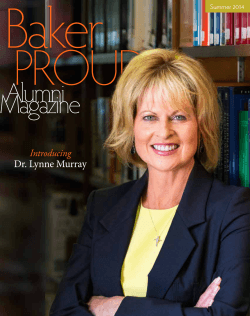 Dr. Lynne Murray Introducing Summer 2014