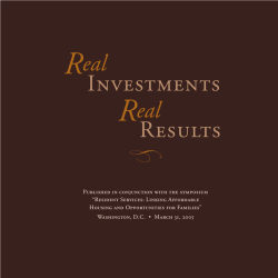 R eal Investments Results