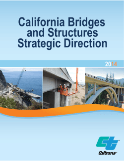 California Bridges and Structures Strategic Direction 20