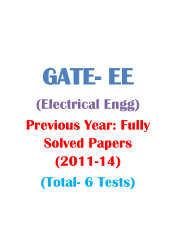 GATE- EE  (Electrical Engg) Previous Year: Fully