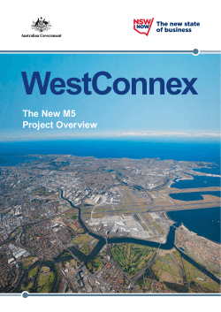 WestConnex The New M5 Project Overview