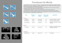 Transducers for MicrUs