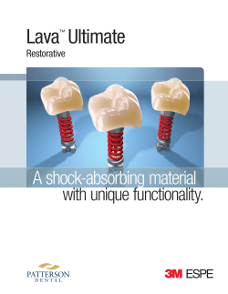 Lava Ultimate A shock-absorbing material with unique functionality.