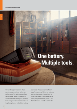 One battery. Multiple tools.