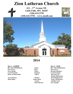 Zion Lutheran Church 2014
