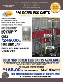 New Cart-Mart 360 DoZEn Egg CArTS