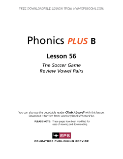 Phonics PLUS B Lesson 56