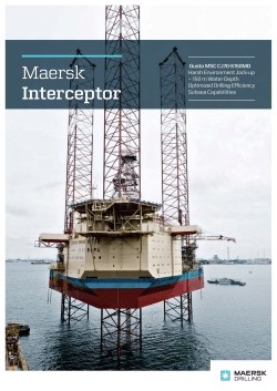 Maersk Interceptor Gusto MSC CJ70-X150MD Harsh Environment Jack-up