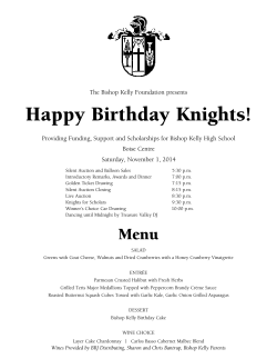 Happy Birthday Knights!