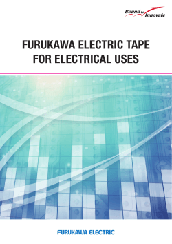 FURUKAWA ELECTRIC TAPE FOR ELECTRICAL USES