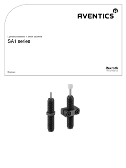 SA1 series Cylinder accessories ► Shock absorbers  Brochure