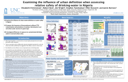 Examining the influence of urban definition when assessing