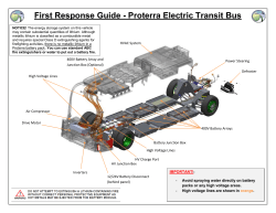 First Response Guide - Proterra Electric Transit Bus