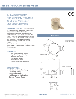 Model 7114A Accelerometer  IEPE Accelerometer High Sensitivity, 1000mV/g
