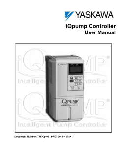 iQpump Controller User Manual