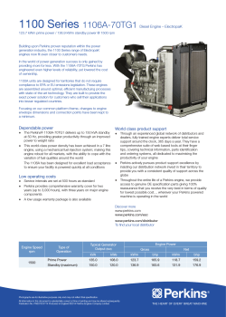 1100 Series 1106A-70TG1 Diesel Engine – ElectropaK