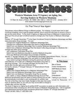 Western Montana Area VI Agency on Aging, Inc.