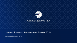 London Seafood Investment Forum 2014 – CFO Britt Kathrine Drivenes