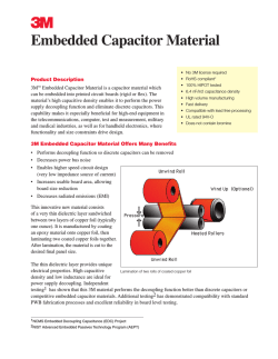 3  Embedded Capacitor Material