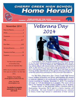 Veterans Day 2014 November 2014