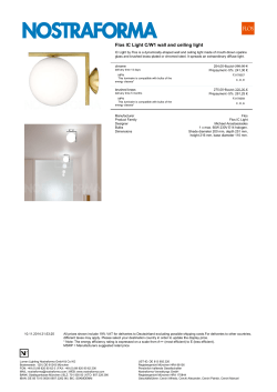 Flos IC Light C/W1 wall and ceiling light