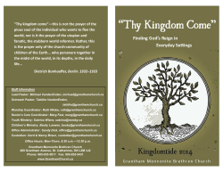 “Thy kingdom come”—this is not the prayer of the