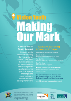 Making Our Mark  Vision Youth