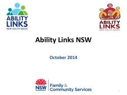 Ability Links NSW October 2014 1