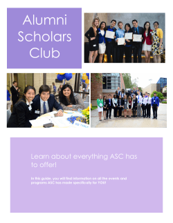 Alumni Scholars Club
