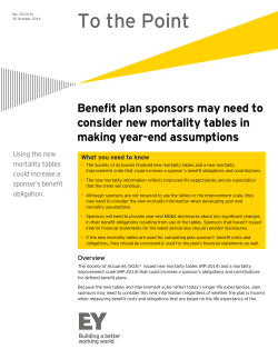 To the Point Benefit plan sponsors may need to making year-end assumptions